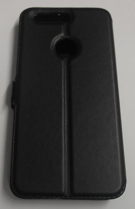 Leather Case With Windows And Silicone Back Cover for Huawei Honor 8 Black (OEM)