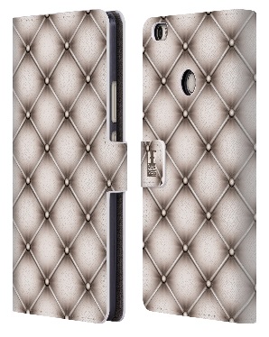 Xiaomi Mi Max Leather Wallet Case with Plastic Back Cover (Beige) (OEM)