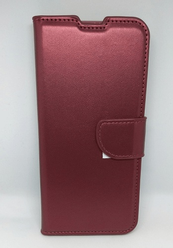 Leather Wallet Case with Clasp for Xiaomi Redmi 8 - Bordeaux (OEM)