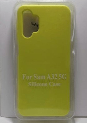 SILICONE CASE REAR BACK FOR  SAMSUNG GALAXY  A32 5G YELLOW (OEM)