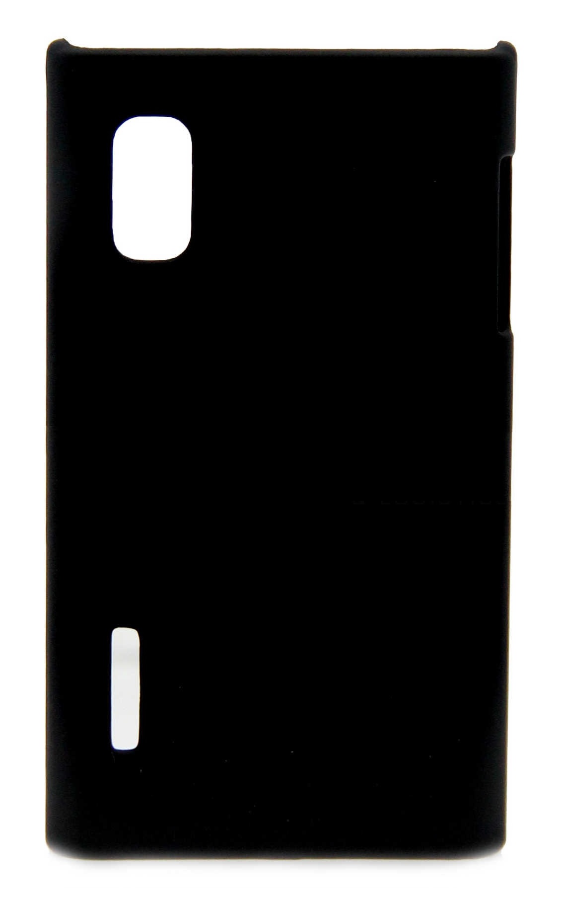 Ancus Faceplate Case for LG Optimus L5 E610 Velvet Feel (Black) (Ancus)