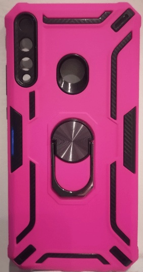 Θήκη Finger Ring Kickstand Armor για Huawei P40 Lite Ε  Εντονο Ροζ (OEM)