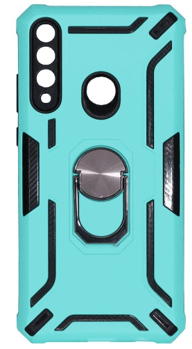 Finger Ring Kickstand Armor Case for Huawei P40 Lite (Turquoise) (OEM)