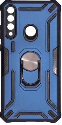 Finger Ring Kickstand Armor Case for Huawei P40 Lite (Blue, RAF) (OEM)