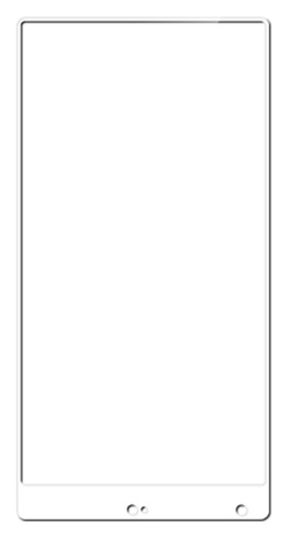 Full-Cover Tempered Glass 9H Screen Protector for Xiaomi Mi Mix - White (OEM)