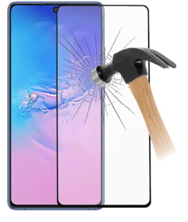 Samsung Galaxy A52 5G Full Face Curved 11H Tempered Glass Screen Protector (Black, OEM) (oem)