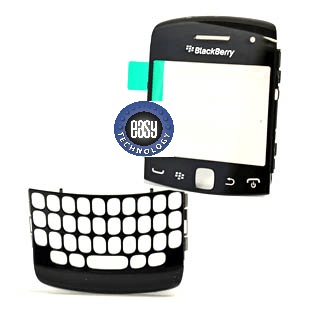 BlackBerry 9360 Curve Lens & Top Frame Assembly (32098-002-R2-v1) (Genuine)