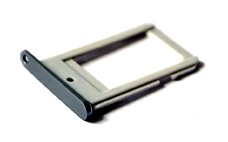 Genuine Samsung Galaxy S6 Edge SIM Card Tray (SM-G925F) (Dark Grey/Black) (GH98-35872A)