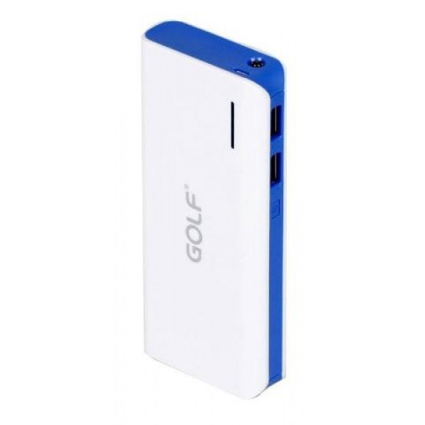 Universal Golf Tiger 205 Power Bank (13000mAh) (2x Output) (White/Blue)
