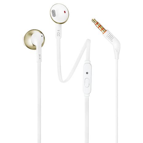 JBL T205 Handsfree in Champagne Gold