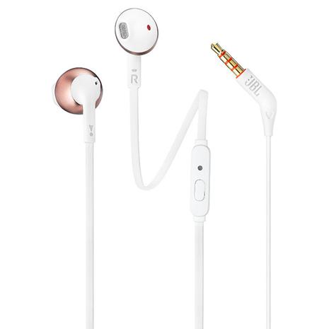 JBL T205 Handsfree in Rose Gold
