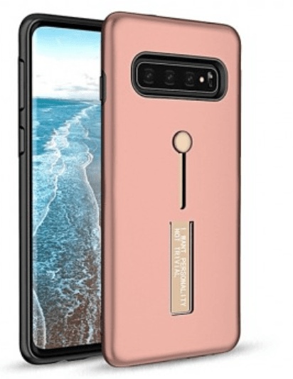 Hard Silicon Case (New Gen) for Samsung Galaxy S10 (Beige) (OEM)