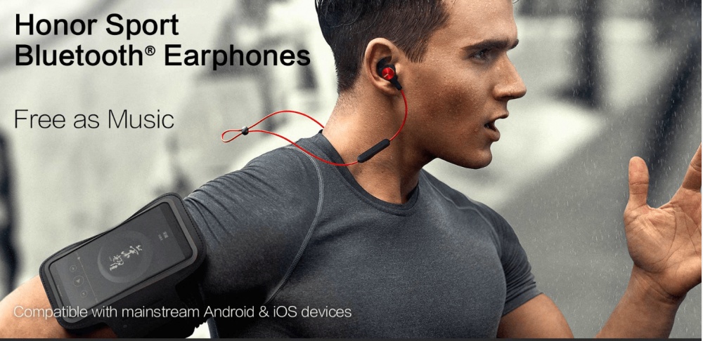 Honor xSport Bluetooth Headset AM61 IPX5 Waterproof BT4.1 Music Mic Control Wireless Earphones for Android IOS