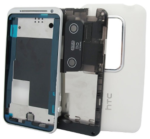 HTC EVO 3D G17 Complete Housing (White) (Bulk)