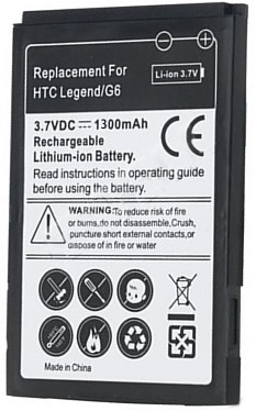 HTC Wildfire G8 / Legend G6 Replacement Battery