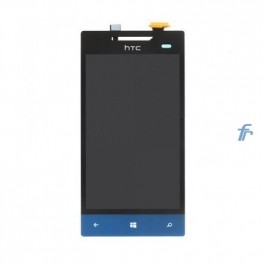 HTC Windows Phone 8S Complete Lcd and Digitizer touchpad in Black and blue