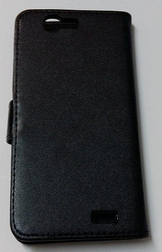 Huawei Ascend G7 - Leather Wallet Case Black (OEM)