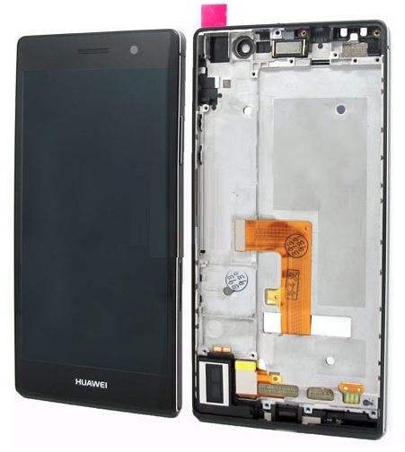 Huawei Ascend P7 Sophia Complete LCD with Digitizer & Frame (Black) (Bulk)