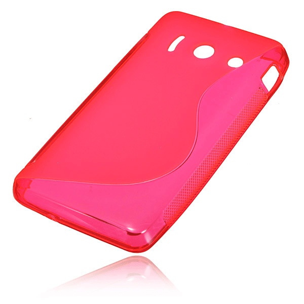 Huawei Ascend Y300 Θήκη Gel TPU S-Line Ρόζ OEM