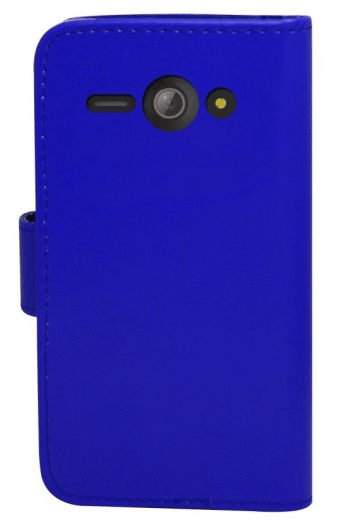 Huawei Ascend Y530 - Δερμάτινη Θήκη Πορτοφόλι Μπλέ (ΟΕΜ)