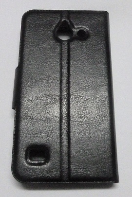 Huawei Ascend Y550 - Leather Stand Case With Window Black (OEM)