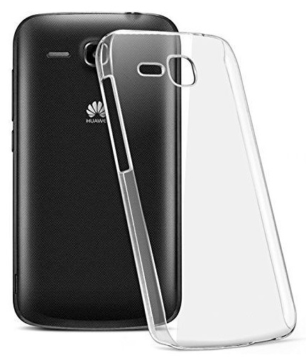Huawei Ascend Y600 Clear Hard Back Cover Case (OEM)