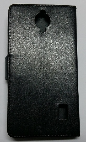 Huawei Ascend Y635 - Δερμάτινη Stand Θήκη Πορτoφόλι Με πίσω Κάλυμμα Σιλικόνης Μαύρο (ΟΕΜ)