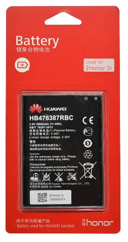 Huawei Battery for Honor 3X G750 (HB476387RBC) (Original)