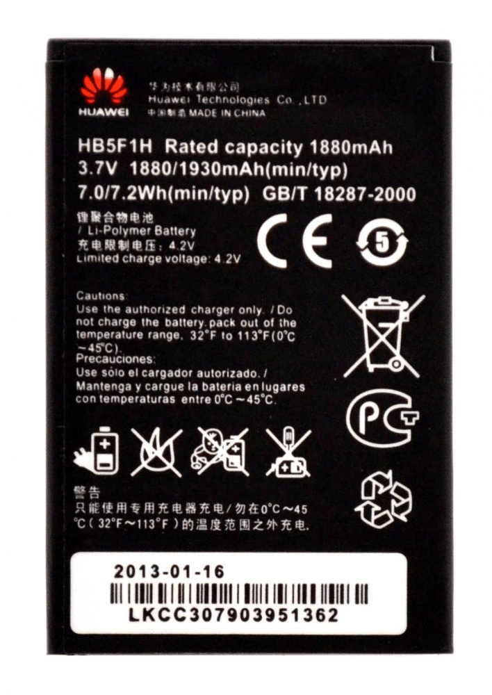 Huawei HB5F1H Battery for U8860 Honor (Original Bulk)