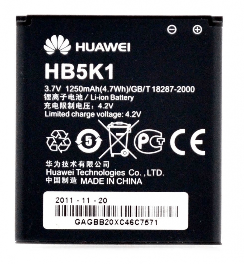 Huawei HB5K1 Original Battery for U8650 Sonic / Ascend Y200 U8655