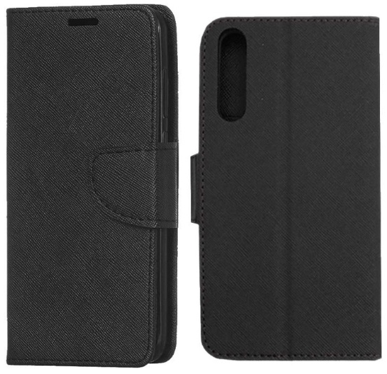 Leathertype Stand Case With Plastic Rear Cover for Huawei P20 pro Black (oem)