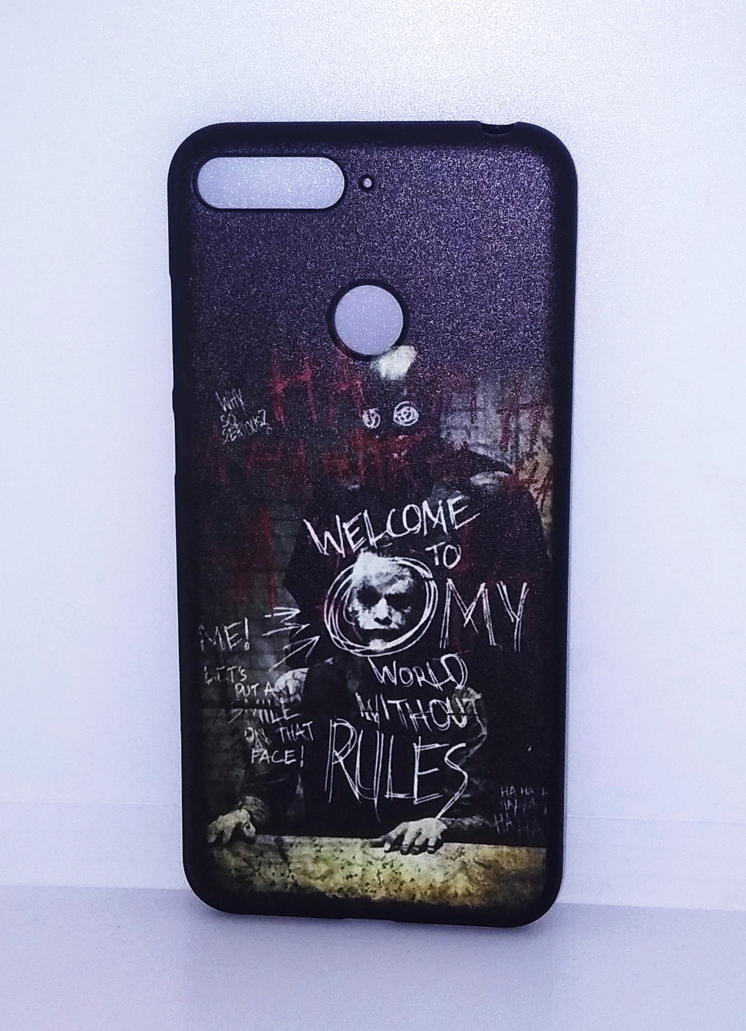 Huawei Y6 2018 Joker Black Back Cover Case (oem)