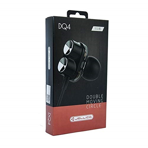 Jellico Double Moving Circle DQ4 EARPHONE BLACK