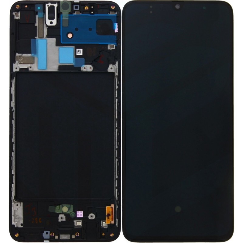 Γνήσια Οθόνη LCD και Digitizer για Samsung A70 (A705F) GH82-19747A - Μαύρο