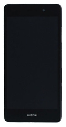 Complete LCD with Digitizer and frame for Huawei Ascend P8 Lite in Black (Bulk)