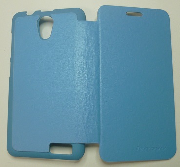 Lenovo A319 - Δερμάτινη Θήκη Με Πίσω Κάλυμμα Γαλάζιο (OEM)