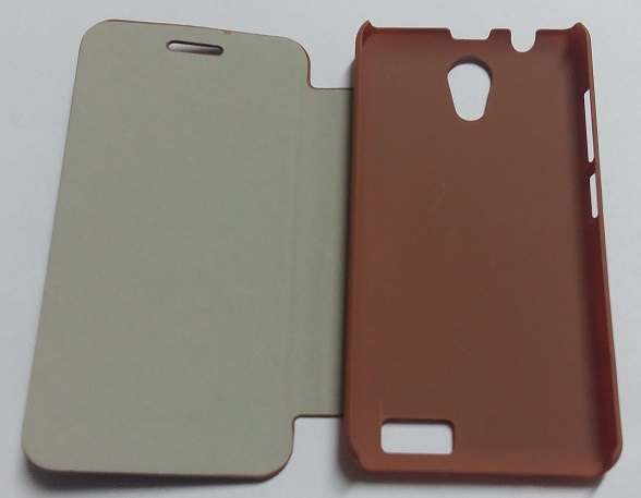 Lenovo A319 - Leather Case With Back Cover Brown (OEM)