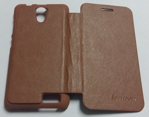 Lenovo A319 - Leather Case With Back Cover Brown (OEM)