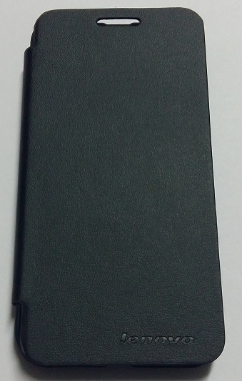Lenovo A859 Leather Case with Back Cover (Black) (OEM)