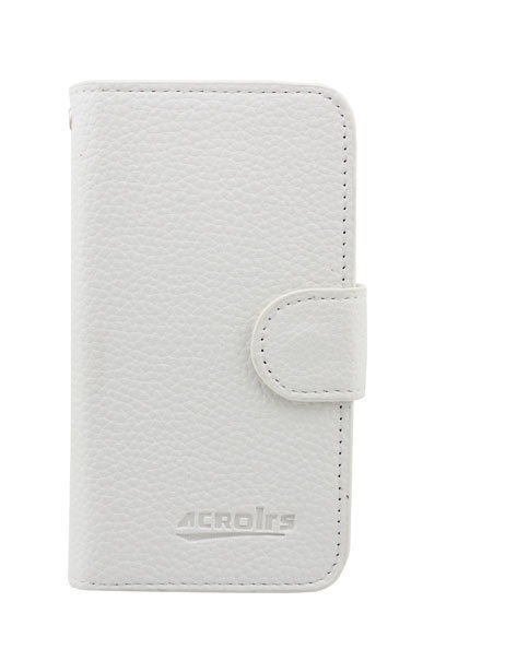 Lenovo A859 -  Δερμάτινη Stand  Θήκη Πορτοφόλι   Λευκή (OEM)