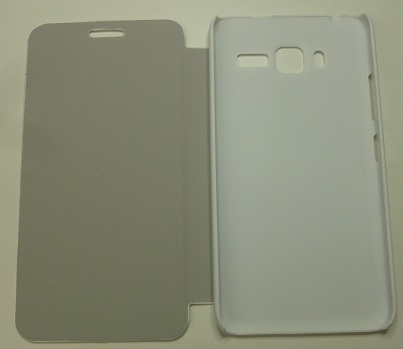 Lenovo A916 - Δερμάτινη Θήκη Με Πίσω Κάλυμμα Λευκή (OEM)