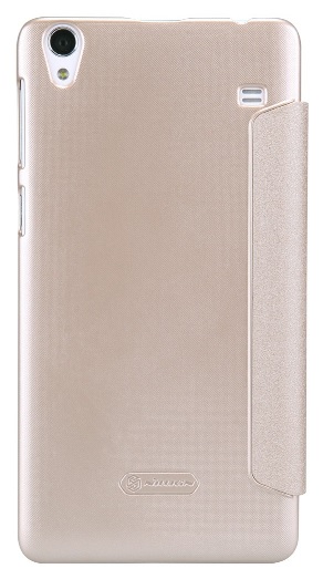 Lenovo Golden Warrior Note 8 (A936) - Θήκη Nillkin Sparkle Smart Caller View Με Πίσω Κάλυμμα Χρυσό (Nillkin)