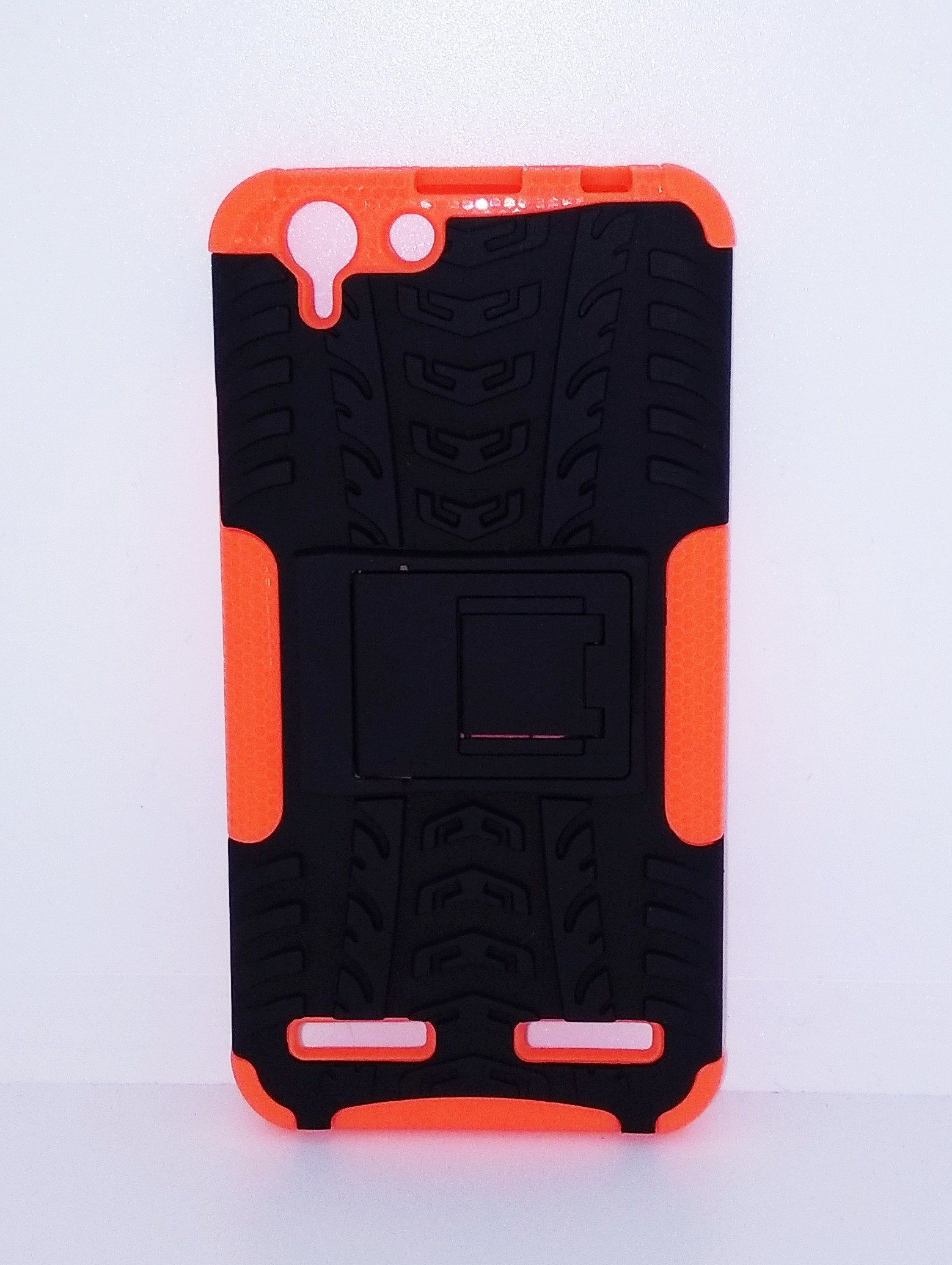 HARD BACK CASE WITH STAND FOR LENOVO LEMON 3/K5 ORANGE