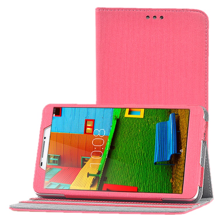 Lenovo Phab Plus 6.8 inch PB1-770 Θήκη Stand Folio Cover Pink (oem)
