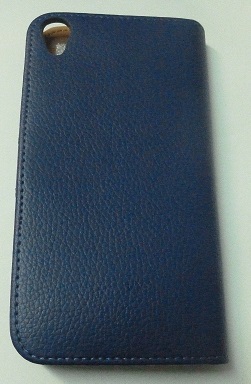 Lenovo S850 - Leather Wallet Case Blue (OEM)