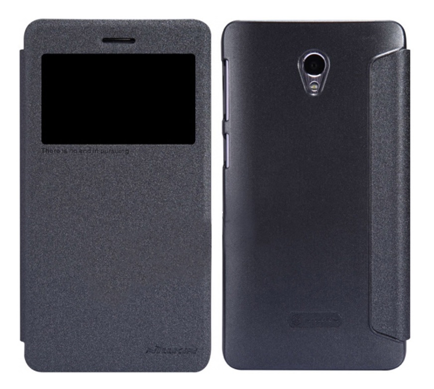 Lenovo S860 Nillkin Sparkle Smart Caller View Case with Back Cover (Grey) (Nillkin)