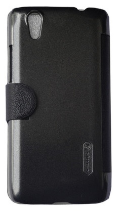 Lenovo Vibe X S960 - Δερμάτινη Θήκη Flip Με Πίσω Πλαστικό Κάλυμμα Μαύρο (Nillkin)