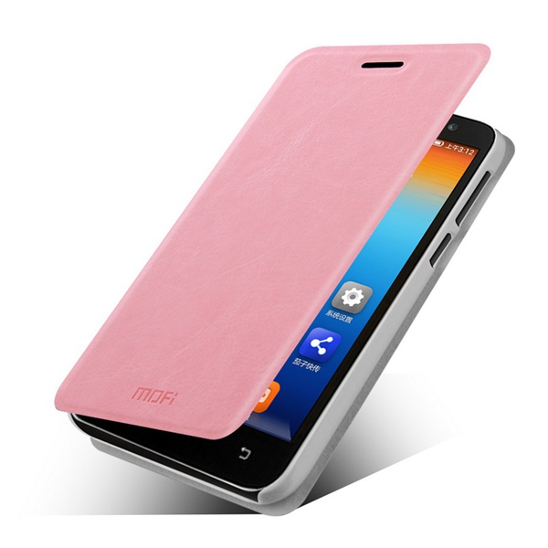 Lenovo Vibe X S960 - Δερμάτινη Stand Θήκη Ροζ (OEM)