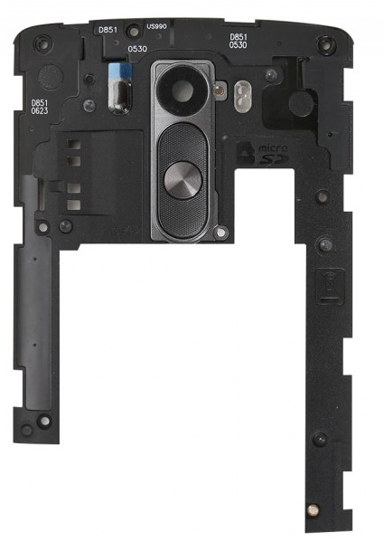 LG G3 D855 - Camera Cover, Lens & Rear Button (Black) (Bulk)