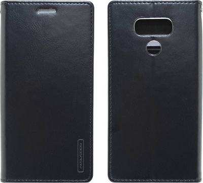 LG G6 H870 Book Case Mercury Blue Moon Flip - Black